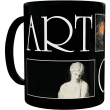 Кружка керамическая "ART CLUB. Фантазии художника. Пьер Юбер Сюблейра", 480 мл, черный