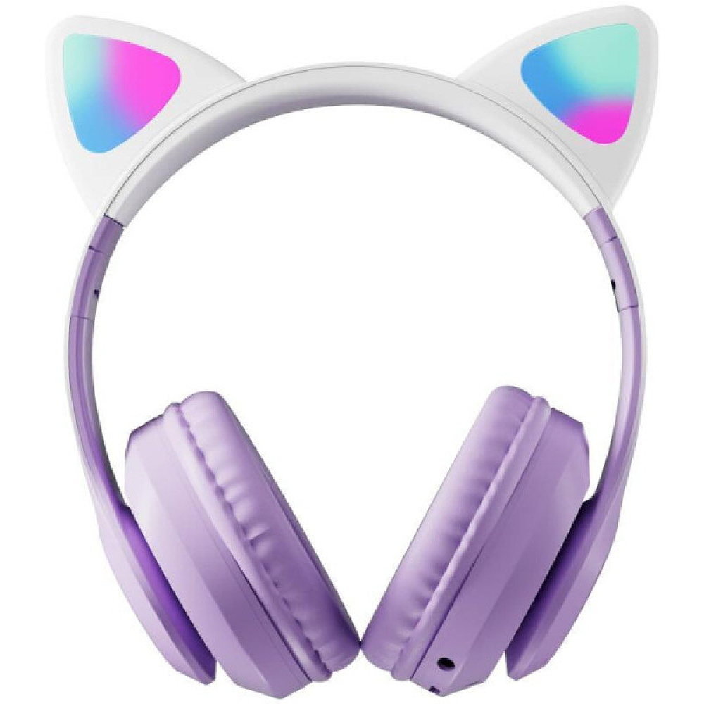 наушники беспроводные Miru "CAT EP-W10", Bluetooth, сиреневый  - 4