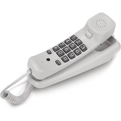 Телефонный аппарат Texet "TX-219", светло-серый