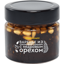 Варенье "Cedar Immuno", сибирское из сосновой шишки с кедровым орехом, 100 г