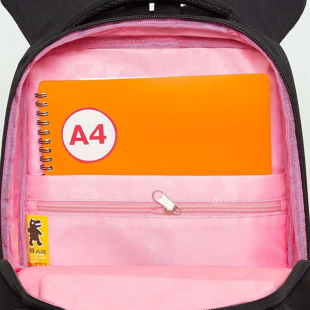 Рюкзак школьный "Unicorn" с карманом для ноутбука, черный - 6