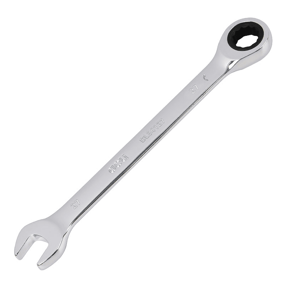 Ключ комбинированный Deli YS EDL34127, 27 мм, с трещоткой, 72 зуба