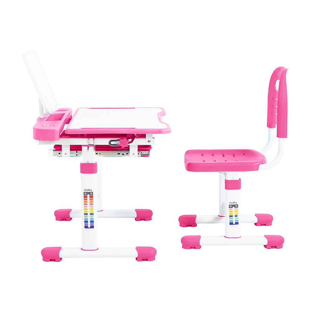 Комплект растущей мебели "CUBBY Vanda Pink": парта + стул, розовый - 2