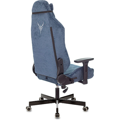 Кресло игровое Бюрократ "VIKING KNIGHT N1 Fabric", ткань, металл, синий - 3