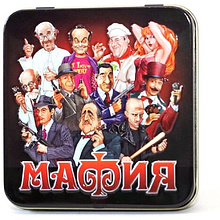 Игра настольная "Мафия" в металлической коробке