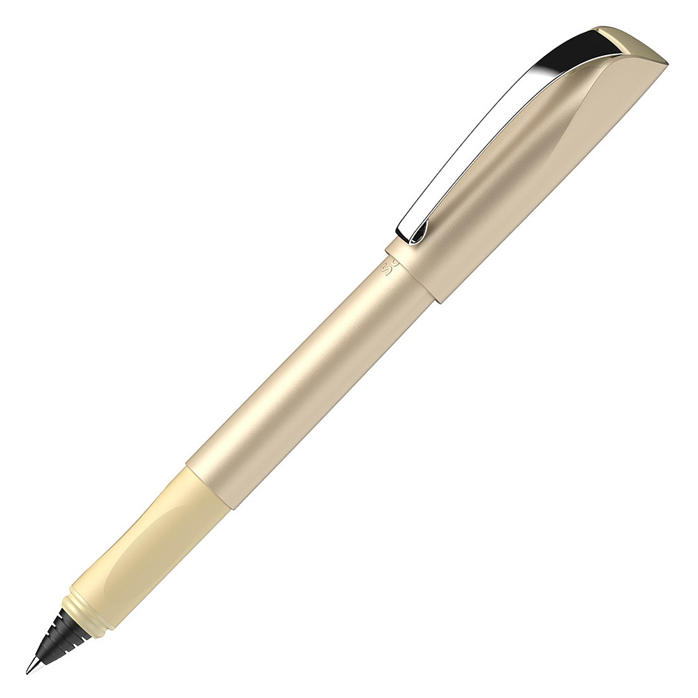 Ручка-роллер "Schneider Ceod Shiny", M, светло-золотой, стерж. синий