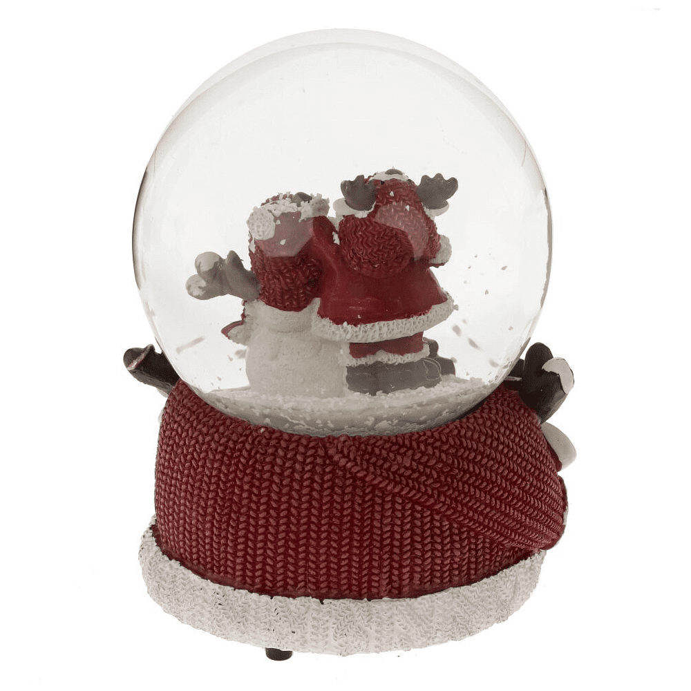 Фигурка музыкальная "Дед Мороз", 11х10х14 см, разноцветный - 4