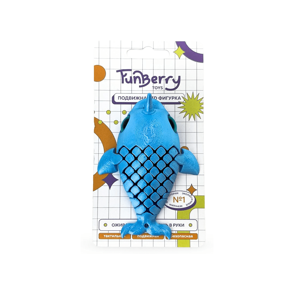Игрушка 3D "Нарвал Бин" - 6
