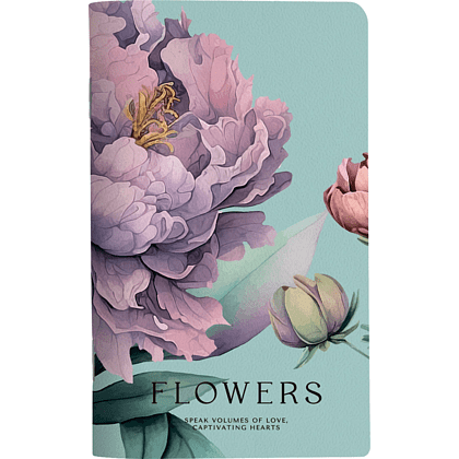 Планнер "Peony", недатированный, 130х210 мм, 32 листа, фиолетовый