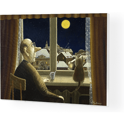 Картина по номерам "Не спится. Валентин Губарев", 40x50 см - 2