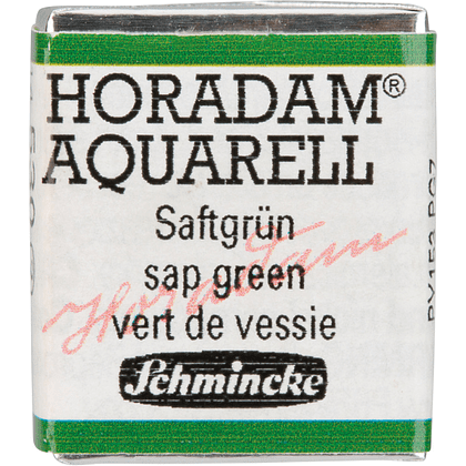 Краски акварельные "Schmincke Horadam", 530 зеленый сок, полукювета