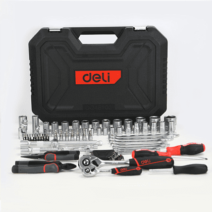 Набор инструмента Deli RS EDQ45100, 1/4", 1/2", 100 шт. - 2