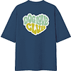 Футболка унисекс "Болонка. Dog love club", XS-S, хлопок, оверсайз, джинсовый - 6