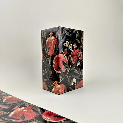 Бумага декоративная в рулоне "Flora. Гранат", 1х0,7 м - 5