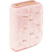 Пенал-книжка "Fluffy Pearl", 1 отделение, розовый