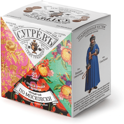 Чай "Сугревъ по-московски", 25 г, черный