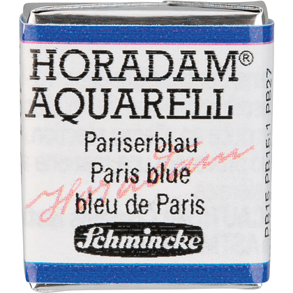 Краски акварельные "Schmincke Horadam", 491 синий парижский, полукювета