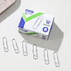 Скрепки "iSelect", 28 мм, 100 шт, серебристый - 2
