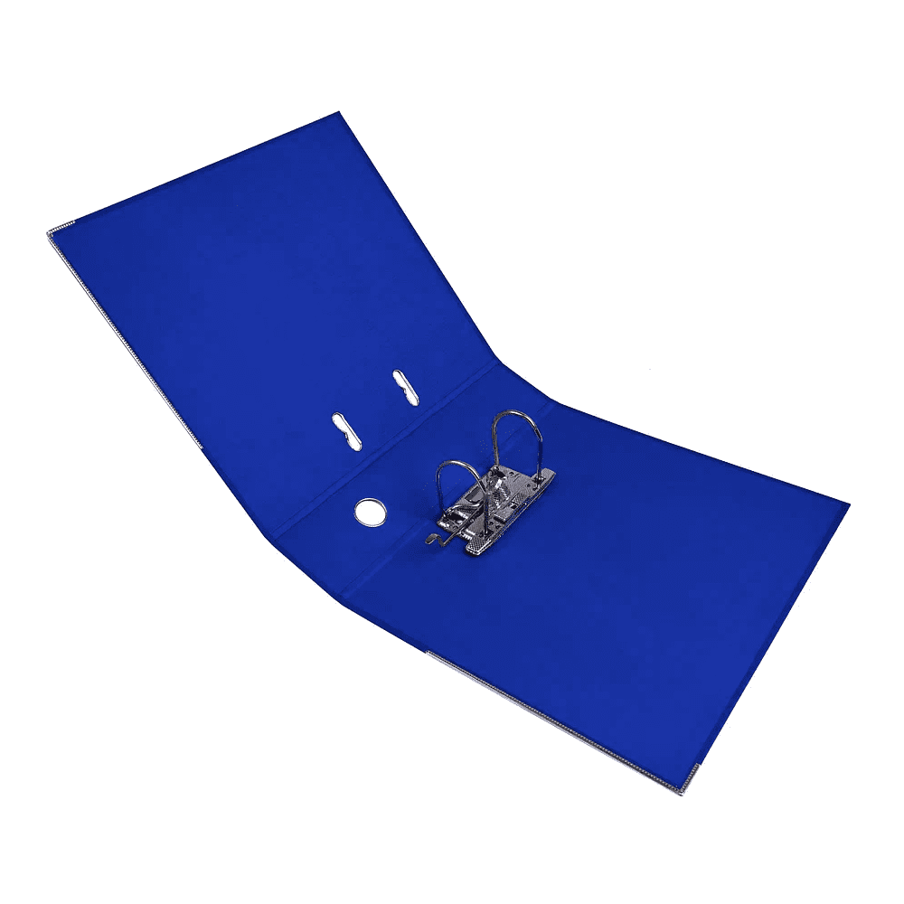 Папка-регистратор "Yesli:", А4, 75 мм, ПВХ, синий - 5