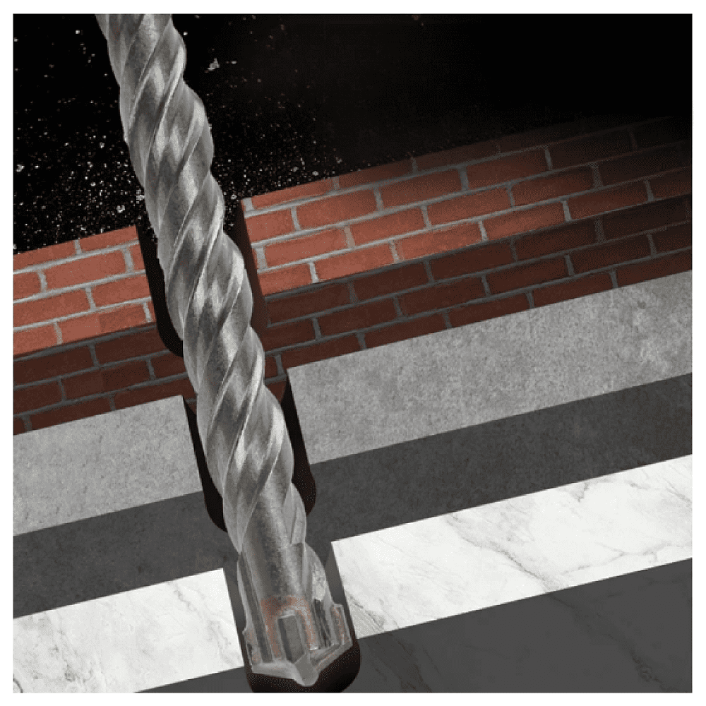 Бур по бетону Deli YS EDH-Y08110, 8 x 110 мм, SDS-PLUS - 3 Бур по бетону Deli YS EDH-Y08110, 8 x 110 мм, SDS-PLUS - 3