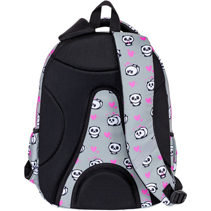 Рюкзак школьный Astra "Panda", серый, розовый - 3