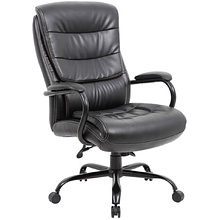 Кресло для руководителя BRABIX "Premium Heavy Duty HD-004", экокожа, металл, черный
