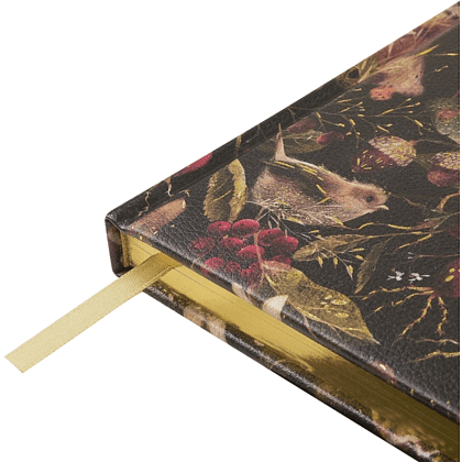 Ежедневник недатированный "Fauna. Воробей", А6, 240 страниц, черный - 3