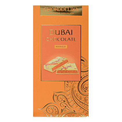 Шоколад белый "Dubai Mango", 180 г, с начинкой манго