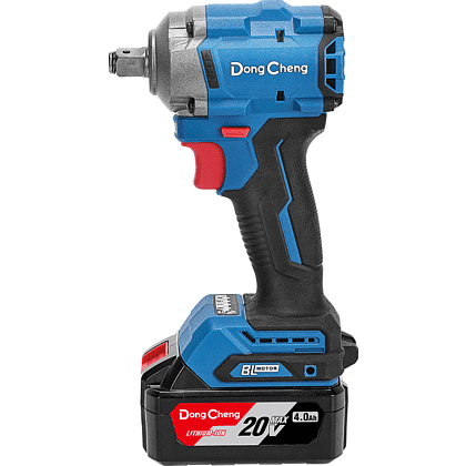 Аккумуляторный гайковерт DongCheng DCPB358 (TYPE EM), 20 В, 358 Нм, 2 АКБ, 4 Ач, З/У 2 А - 2 Аккумуляторный гайковерт DongCheng DCPB358 (TYPE EM), 20 В, 358 Нм, 2 АКБ, 4 Ач, З/У 2 А - 2