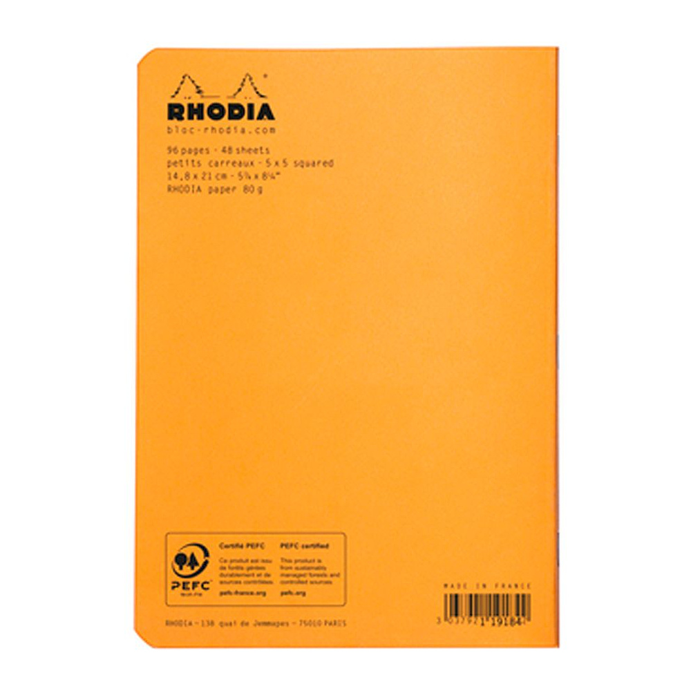 Блокнот "Rhodia", А5, 48 листов, клетка, ассорти - 5