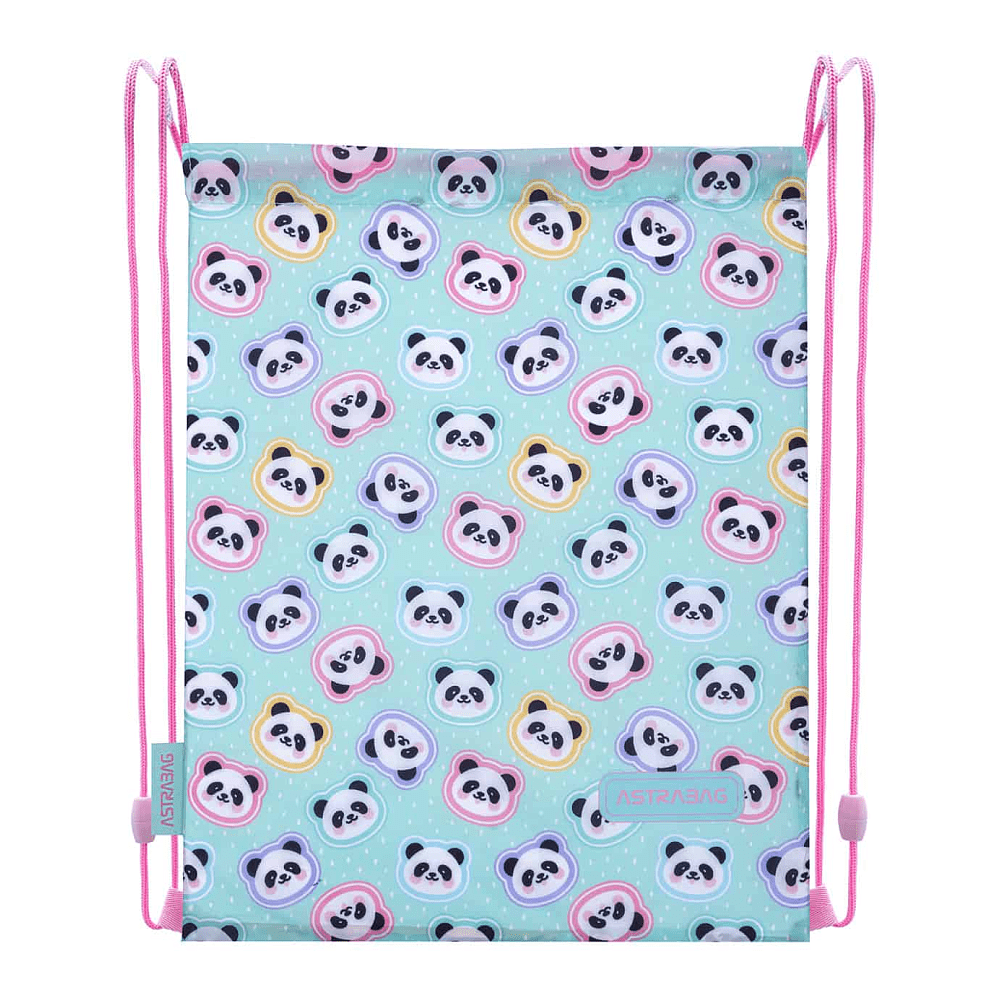 Мешок для обуви "Minty Pandas", синий 