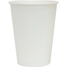 Стакан картонный 300 мл, 1 слой, 50 шт/упак, белый