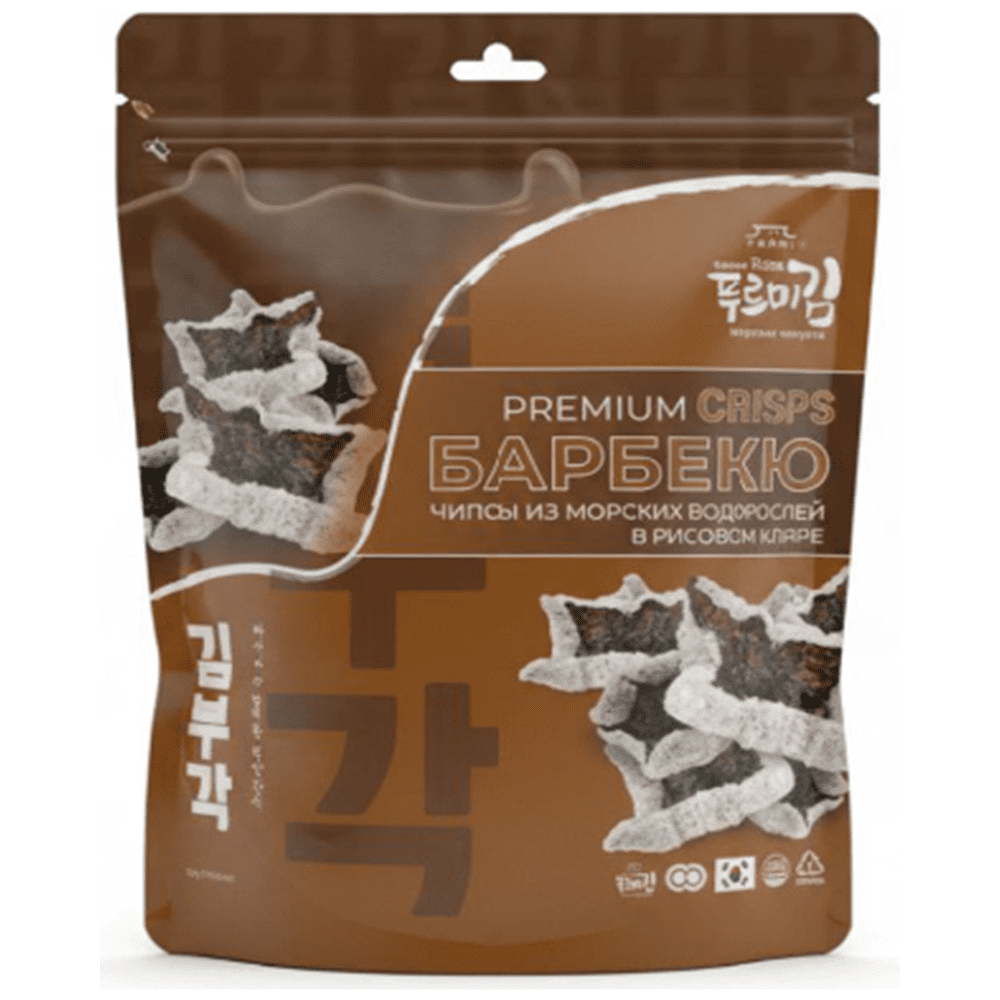 Чипсы "Furmi Kim Crispy Chip", из морской капусты со вкусом барбекю, 30 гр