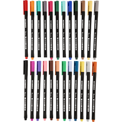 Ручка капиллярная "Sketchmarker Artist fine pen Studio", 24 шт - 11