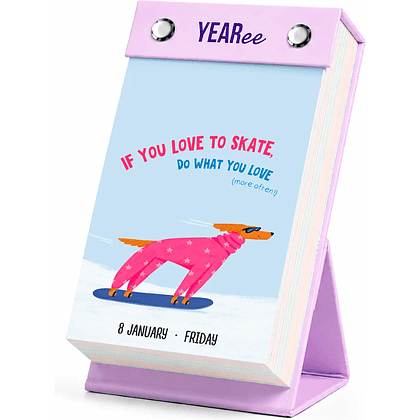 Календарь настольный на английском языке Yearee "Каждый твой день", 9x15 см, 2027 - 5