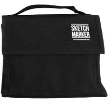 Пенал для маркеров "Sketchmarker" на 36 шт, 15.6x10.5x10.5 см, черный