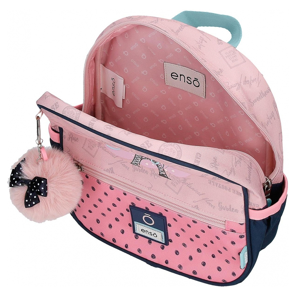 Рюкзак детский "Bonjour", XS, 25 см, голубой, розовый - 4