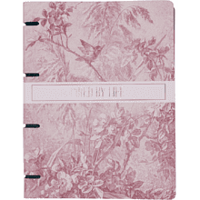 Тетрадь "Floreale. Cedar Rose", А4, 120 листов, клетка, на кольцах, розовый