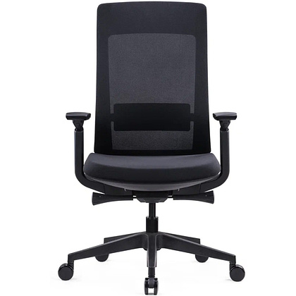 Кресло компьютерное SitZone E-VL002B, сетка, ткань, пластик, черный - 2