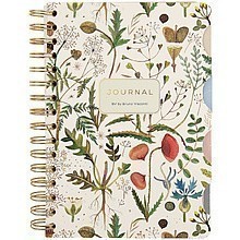 Книга записная "Flora. Луговые травы", А5, 150х210 мм, 120 листов, белый