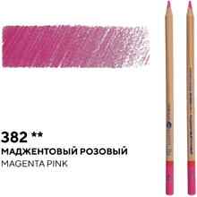 Карандаш цветной "Мастер-класс", 382, маджентовый розовый