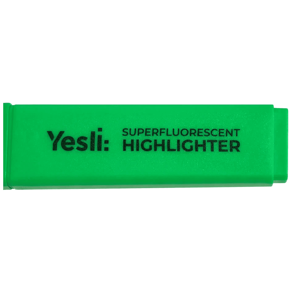 Маркер текстовый "Yesli:", зеленый - 3 Маркер текстовый "Yesli:", зеленый - 3