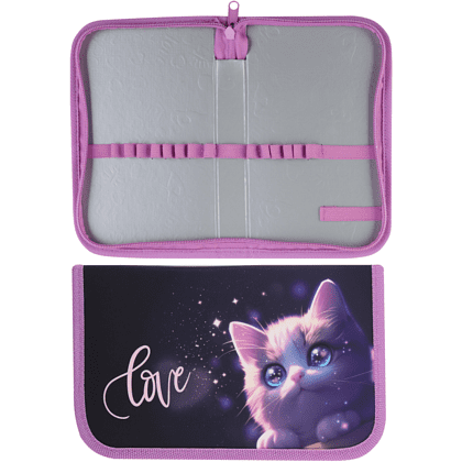 Пенал-книжка "Love cat", 1 отделение - 3