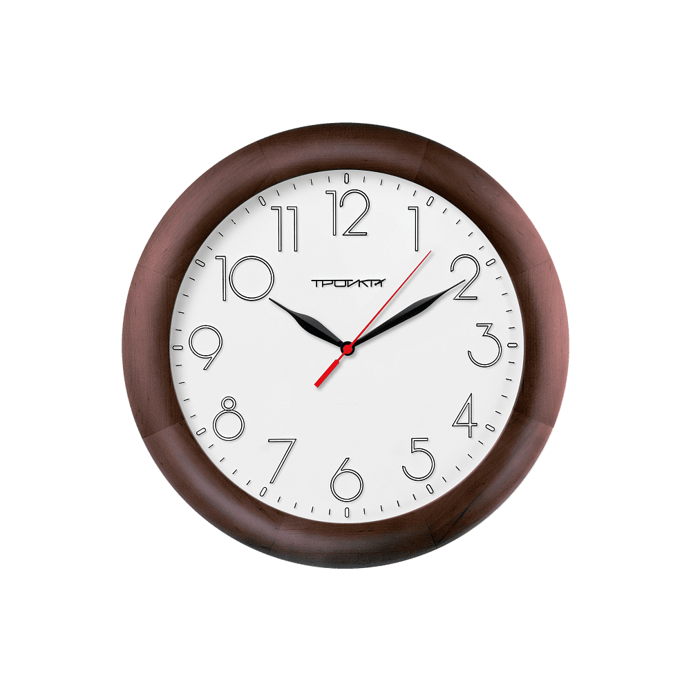 Часы настенные "988953", темно-коричневый