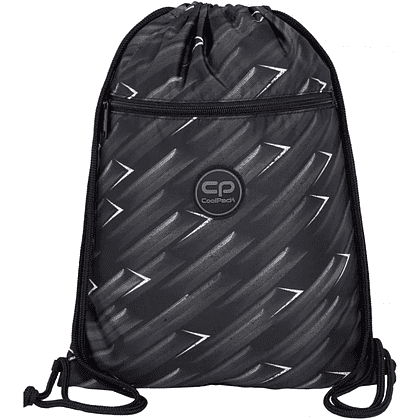 Мешок для обуви CoolPack "Blackboard", полиэстер, черный