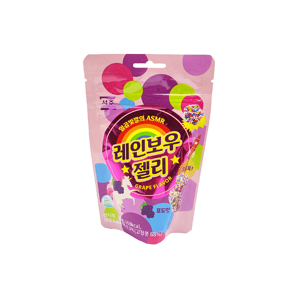 Мармелад "Rainbow Grape Jelly", 46 гр., со вкусом винограда
