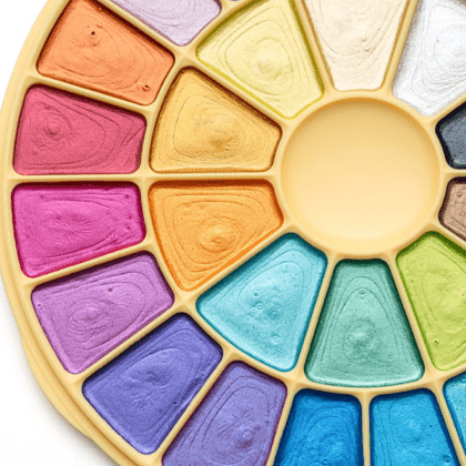 Краски акварельные металлик "Himi", набор, 24 цвета - 9