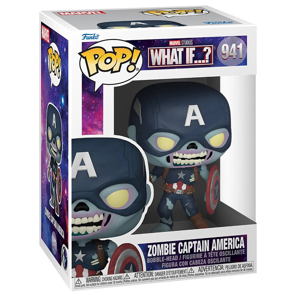 Фигурка Funko POP! Marvel: Капитан Америка Зомби - 2