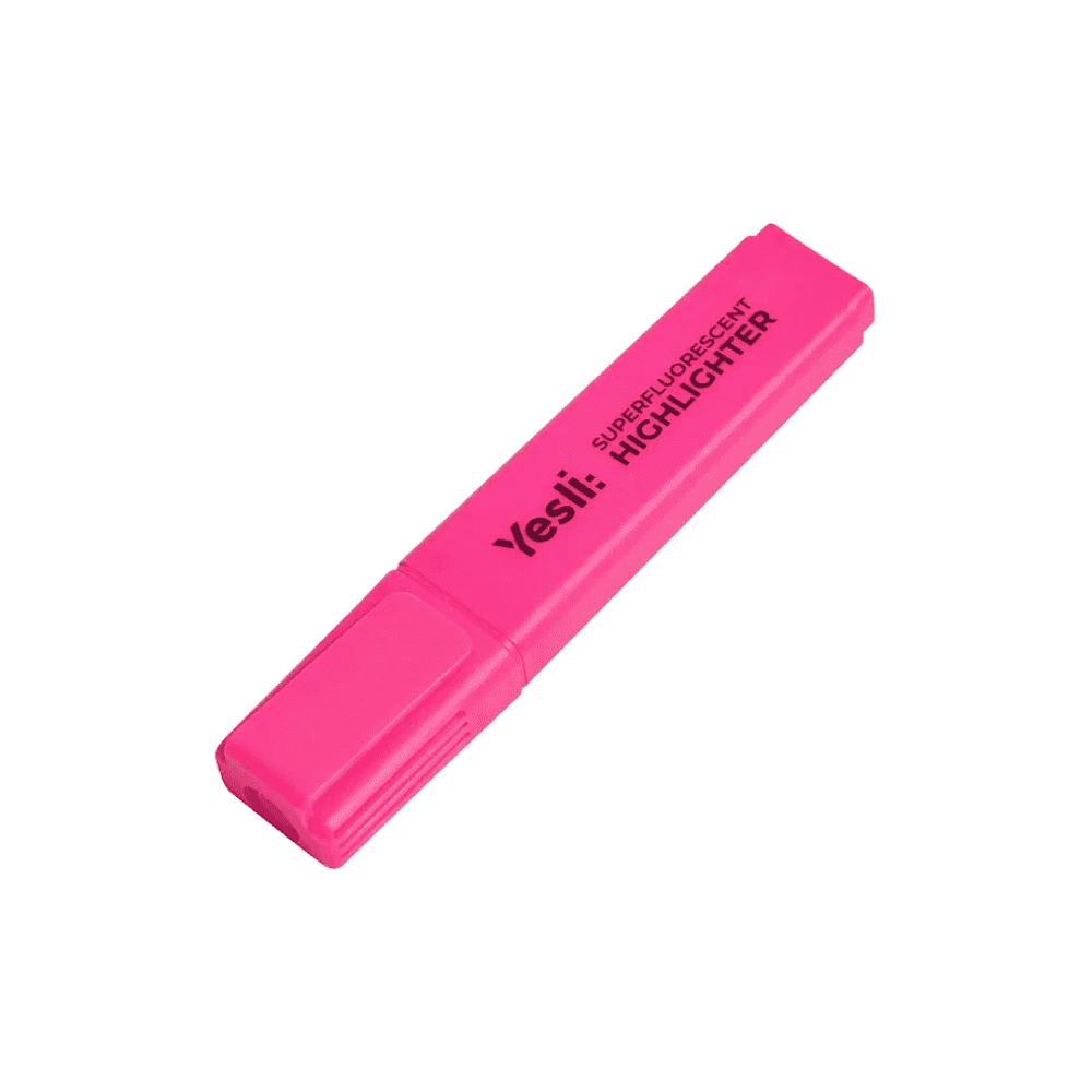 Маркер текстовый "Yesli:", розовый