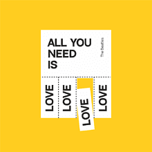 Сумка-оверсайз «All you need is love» из переработанного хлопка, 320 г/м2, желтый       